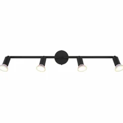 Luminaires Globo Lighting Matrix Plafonnier, Spot de plafond, Applique murale, Spot mural Noir, 4 lumières* Spots Et Projecteurs