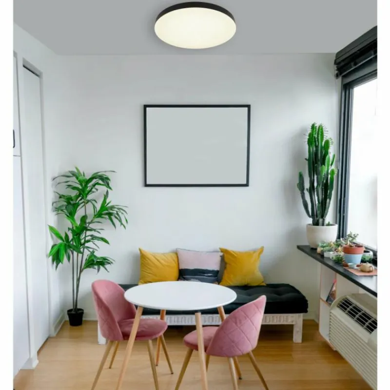 Luminaires Globo Lighting Matthew Plafonnier LED Noir, Blanc, 1 lumière* Éclairage Led