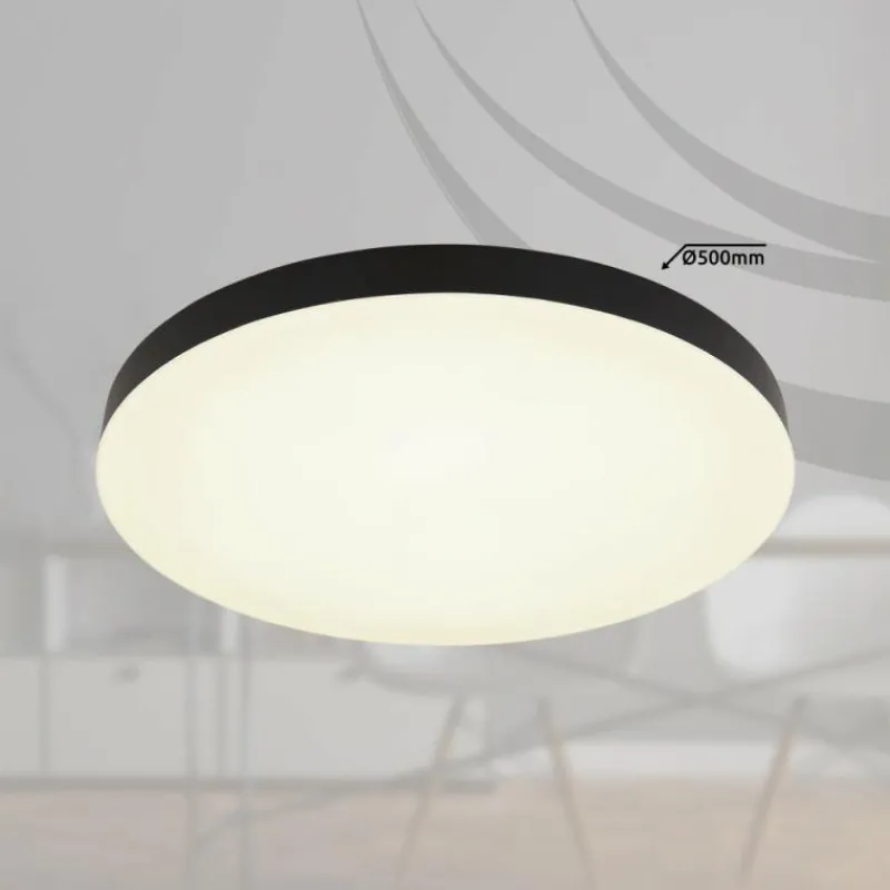 Luminaires Globo Lighting Matthew Plafonnier LED Noir, Blanc, 1 lumière* Éclairage Led