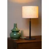 Lampes En Tissu-Luminaires Lucide MAYA Lampe à poser Noir, 1 lumière