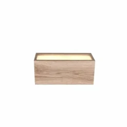 Lampes En Bois-Luminaires Trio MAYENNE Applique murale Bois clair, 2 lumières