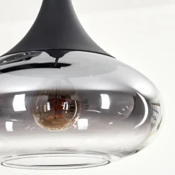 hofstein Maynal Suspension, Boule lumineuse, Suspension Clair, Fumé, 6 lumières