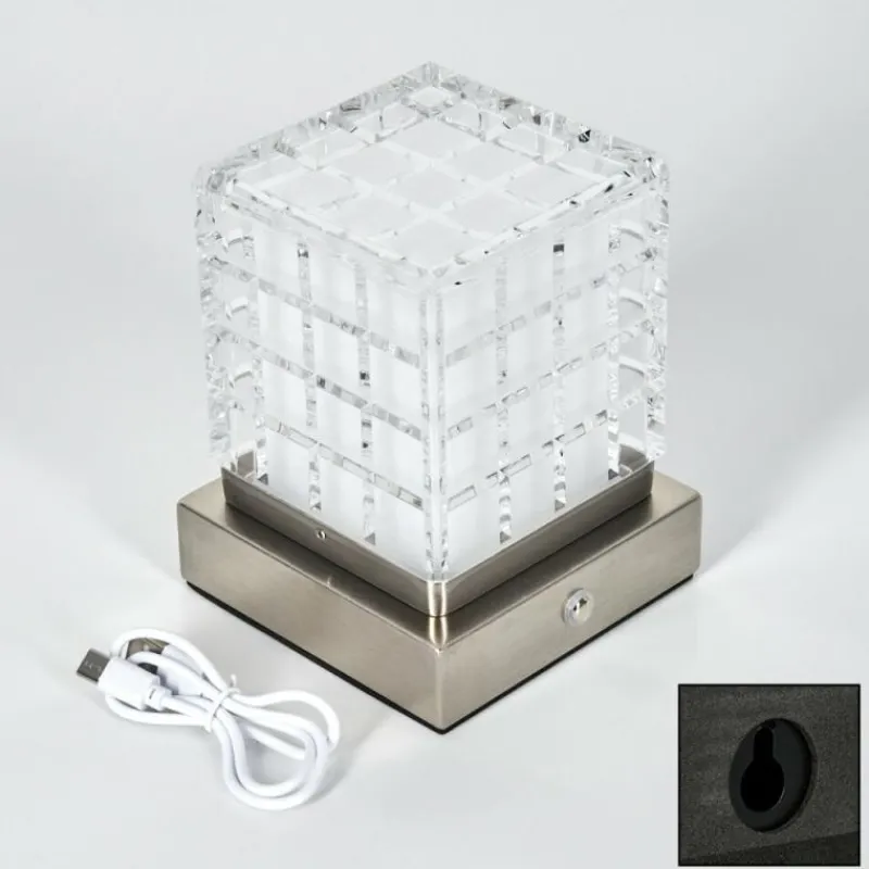 hofstein Medvik Applique murale LED Nickel mat, 1 lumière* Éclairage Led