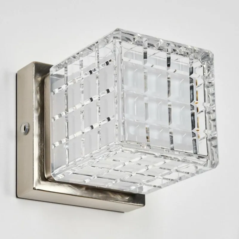 hofstein Medvik Applique murale LED Nickel mat, 1 lumière* Éclairage Led