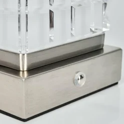 hofstein Medvik Lampe à poser LED Nickel mat, 1 lumière