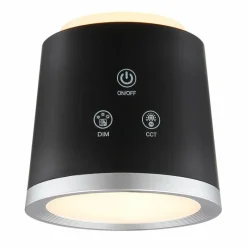 Luminaires Globo Lighting Meeya Lampe à poser LED Noir, 1 lumière* Éclairage Led