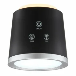 Luminaires Globo Lighting Meeya Lampe à poser LED Noir, 1 lumière* Éclairage Led