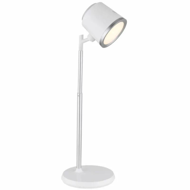 Luminaires Globo Lighting Meeya Lampe à poser LED Blanc, 1 lumière* Éclairage Led