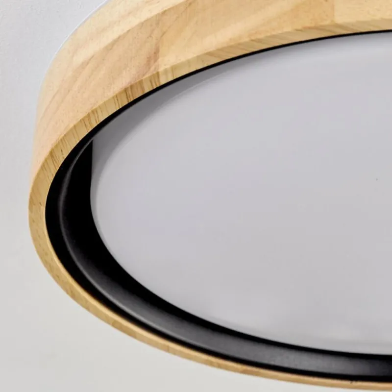 Luminaires Scandinaves-hofstein Melstad Plafonnier LED Écru, Blanc, 1 lumière, Télécommandes