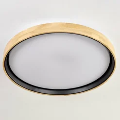 Luminaires Scandinaves-hofstein Melstad Plafonnier LED Écru, Noir, Blanc, 1 lumière