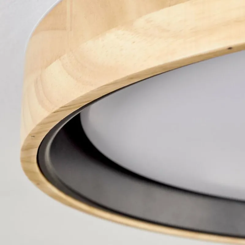 Luminaires Scandinaves-hofstein Melstad Plafonnier LED Écru, Noir, Blanc, 1 lumière