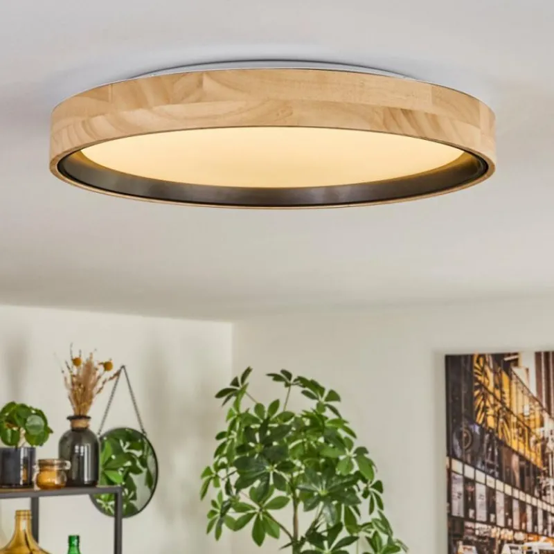 Luminaires Scandinaves-hofstein Melstad Plafonnier LED Écru, Noir, Blanc, 1 lumière