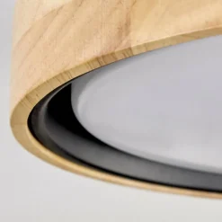 Luminaires Scandinaves-hofstein Melstad Plafonnier LED Écru, Noir, Blanc, 1 lumière