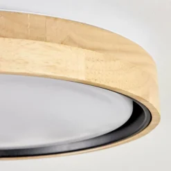 Luminaires Scandinaves-hofstein Melstad Plafonnier LED Écru, Noir, Blanc, 1 lumière