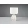 Lampes En Tissu-Luminaires Reality Melva Lampe à poser Blanc, 1 lumière