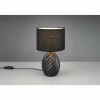 Lampes En Tissu-Luminaires Reality Melva Lampe à poser Noir, 1 lumière