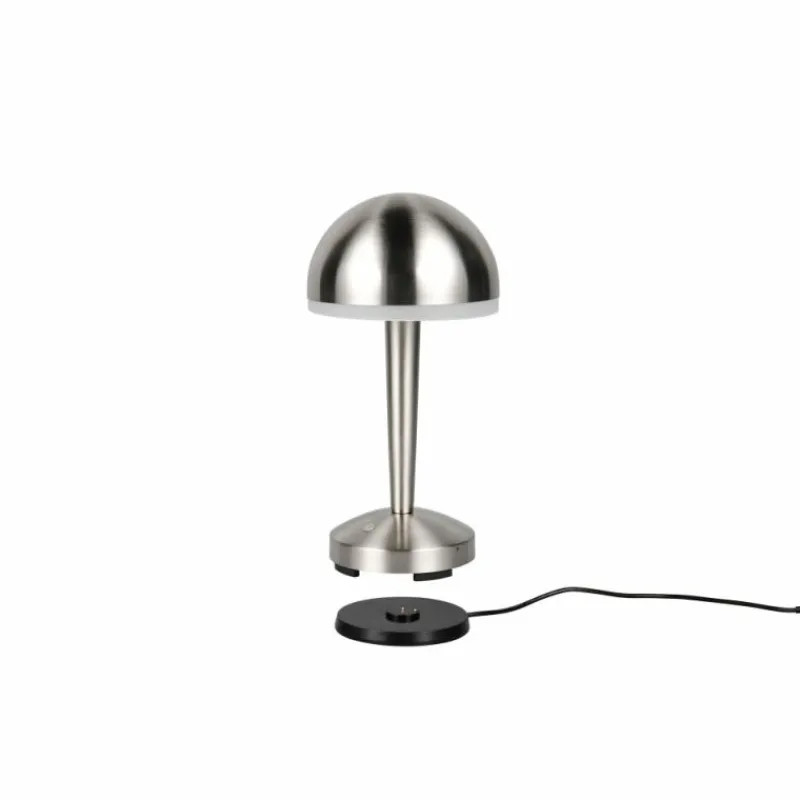 Luminaires Reality Mendorez Lampe à poser LED Nickel mat, 1 lumière* Éclairage Led