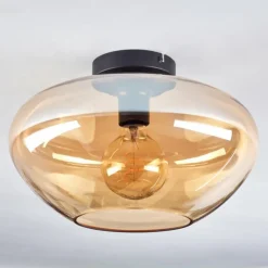 hofstein Mertola Plafonnier Ambre, 1 lumière