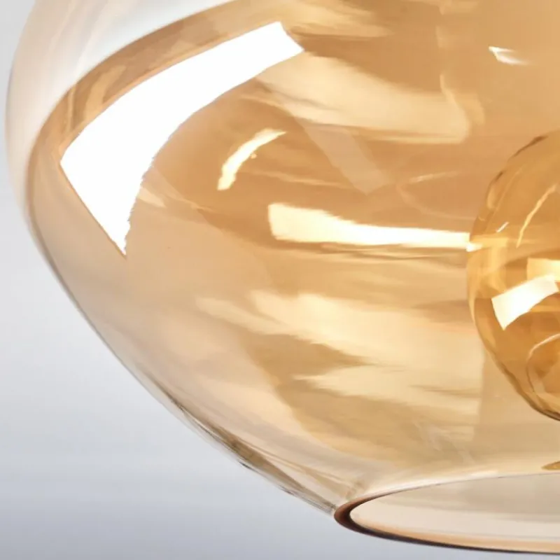 hofstein Mertola Plafonnier Ambre, 1 lumière