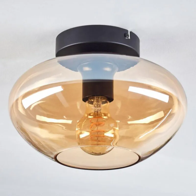 hofstein Mertola Plafonnier Ambre, 1 lumière