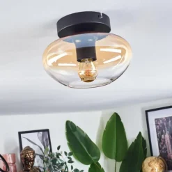 hofstein Mertola Plafonnier Ambre, Clair, 1 lumière