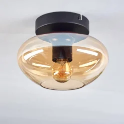 hofstein Mertola Plafonnier Ambre, 1 lumière
