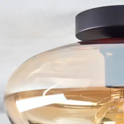 hofstein Mertola Plafonnier Ambre, Clair, 1 lumière