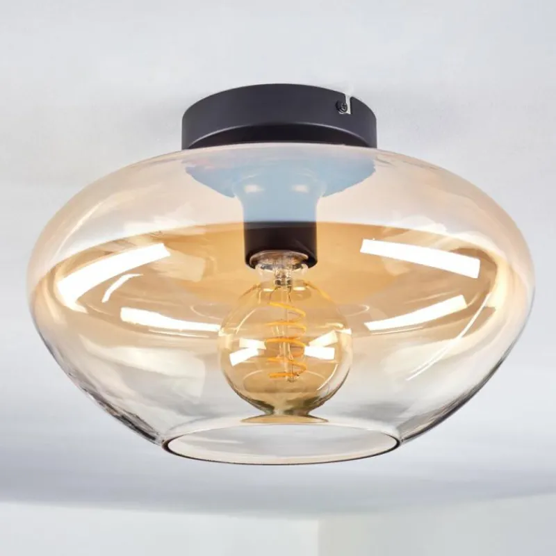 hofstein Mertola Plafonnier Ambre, Clair, 1 lumière