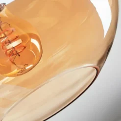 hofstein Mertola Plafonnier Ambre, 1 lumière