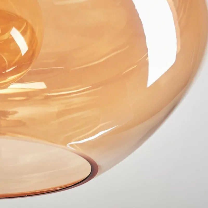 hofstein Mertola Plafonnier Ambre, 1 lumière