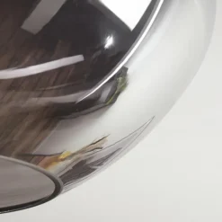 hofstein Mertola Plafonnier, Boule lumineuse Fumé, 1 lumière