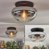 hofstein Mertola Plafonnier, Boule lumineuse Clair, Fumé, 1 lumière