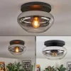 hofstein Mertola Plafonnier, Boule lumineuse Clair, Fumé, 1 lumière
