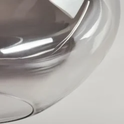 hofstein Mertola Plafonnier, Boule lumineuse Clair, Fumé, 1 lumière