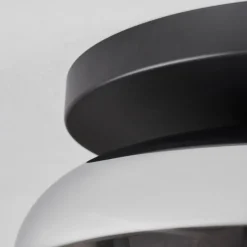 hofstein Mertola Plafonnier, Boule lumineuse Clair, Fumé, 1 lumière