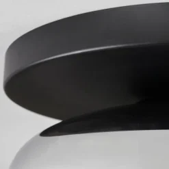 hofstein Mertola Plafonnier, Boule lumineuse Clair, Fumé, 1 lumière