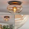 hofstein Mertola Plafonnier, Boule lumineuse Ambre, Clair, 1 lumière