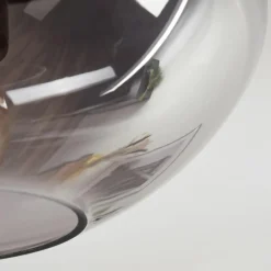 hofstein Mertola Plafonnier, Boule lumineuse Fumé, 1 lumière