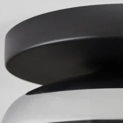 Suspension Verre Fumé-hofstein Mertola Plafonnier, Boule lumineuse Clair, Fumé, 1 lumière