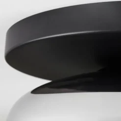 hofstein Mertola Plafonnier, Boule lumineuse Fumé, 1 lumière