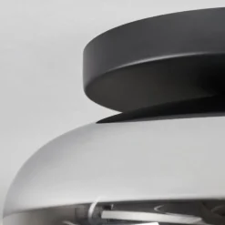 hofstein Mertola Plafonnier, Boule lumineuse Clair, Fumé, 1 lumière