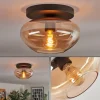hofstein Mertola Plafonnier, Boule lumineuse Ambre, 1 lumière