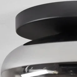 hofstein Mertola Plafonnier, Boule lumineuse Clair, Fumé, 1 lumière