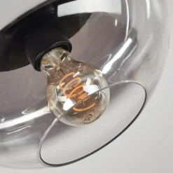 hofstein Mertola Plafonnier, Boule lumineuse Clair, Fumé, 1 lumière