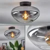 Suspension Verre Fumé-hofstein Mertola Plafonnier Clair, Fumé, 1 lumière