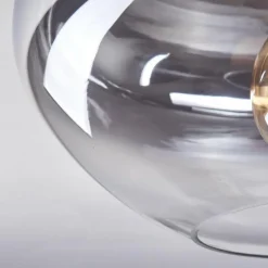 hofstein Mertola Plafonnier Clair, Fumé, 1 lumière