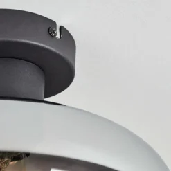 hofstein Mertola Plafonnier Clair, Fumé, 1 lumière