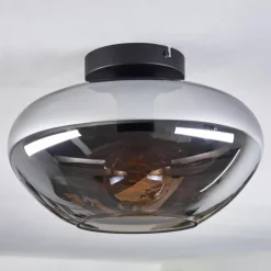 Suspension Verre Fumé-hofstein Mertola Plafonnier Fumé, 1 lumière