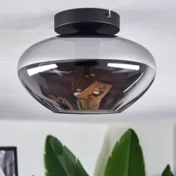 hofstein Mertola Plafonnier Fumé, 1 lumière