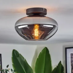 hofstein Mertola Plafonnier Fumé, 1 lumière